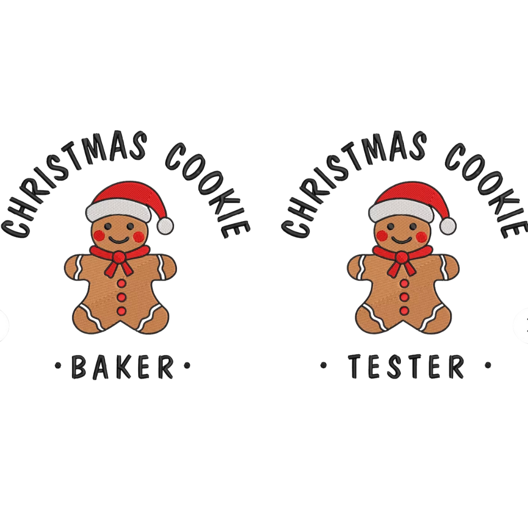 Christmas Cookie Baker & Tester Matching Hoodies