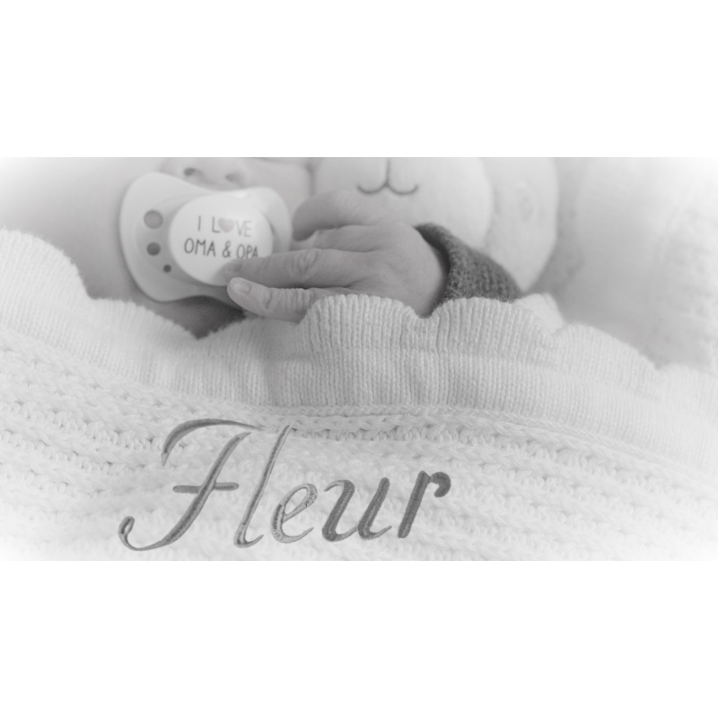 Hydrofiele Baby Doek met Naam