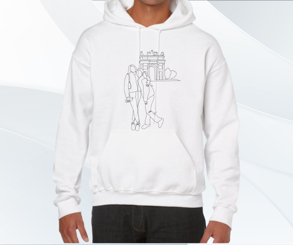 Gepersonaliseerde en Geborduurde Hoodie