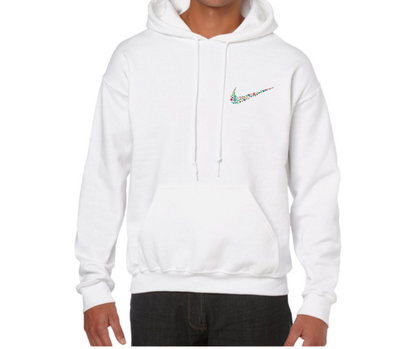 Nike Geïnspireerde Bloemen trui